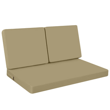 Idee-home Outdoor Loveseat Cushions-Light Khaki