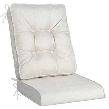 Beige Idee-Home Rocking Chair Cushions
