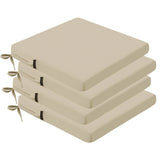 idee-home Beige Outdoor Chair Cushions Set of 4