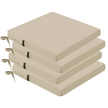 idee-home Beige Outdoor Chair Cushions Set of 4