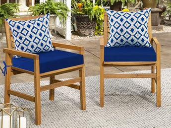 Idee- Home replacement cushions for outdoor furniture Rhombus Dark Cerulean