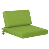 Green Square Outdoor Couch Cushions