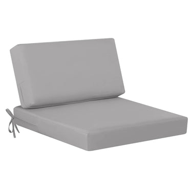 Silver Grey Square Outdoor Couch Cushions