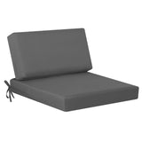 Medium Grey Square Outdoor Couch Cushions