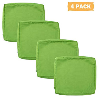 Idee-Home Patio Chair Cushion Replacement Covers 4 Pack
