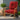 Idee-home Red Outdoor Chair Cushion as Cushion and Cushion on Wooden Chair