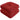 idee-home Outdoor Chair Cushion-Crushed Foam Padding-Red-Pack of 2