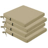 idee-home Antique Beige Outdoor Chair Cushions Set of 4