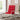 Soft Red Idee-Home Rocking Chair Cushions