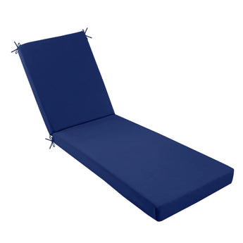 Idee-Home outdoor chaise lounge cushions|Dark Cerulean