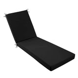 Idee-Home's outdoor chaise lounge cushions|Black