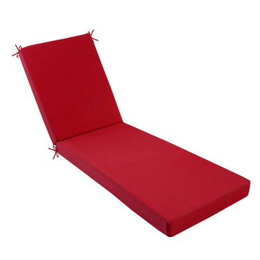 Idee-Home's outdoor chaise lounge cushions|Red