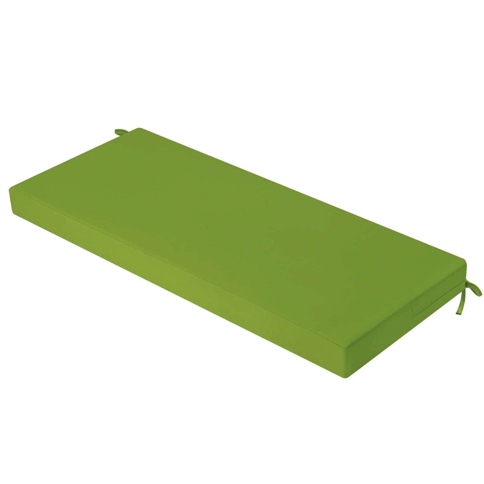 Outdoor Loveseat Cushions-Green Leaf