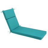 Idee-home Peacock Blue Outdoor Chaise Lounge Cushions