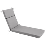 Idee-home Silver Grey Outdoor Chaise Lounge Cushions