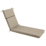 Idee-home Light Khaki Outdoor Chaise Lounge Cushions