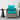 The idee-home Peacock Blue Outdoor Couch Cushions have a cushion and a seat cushion.