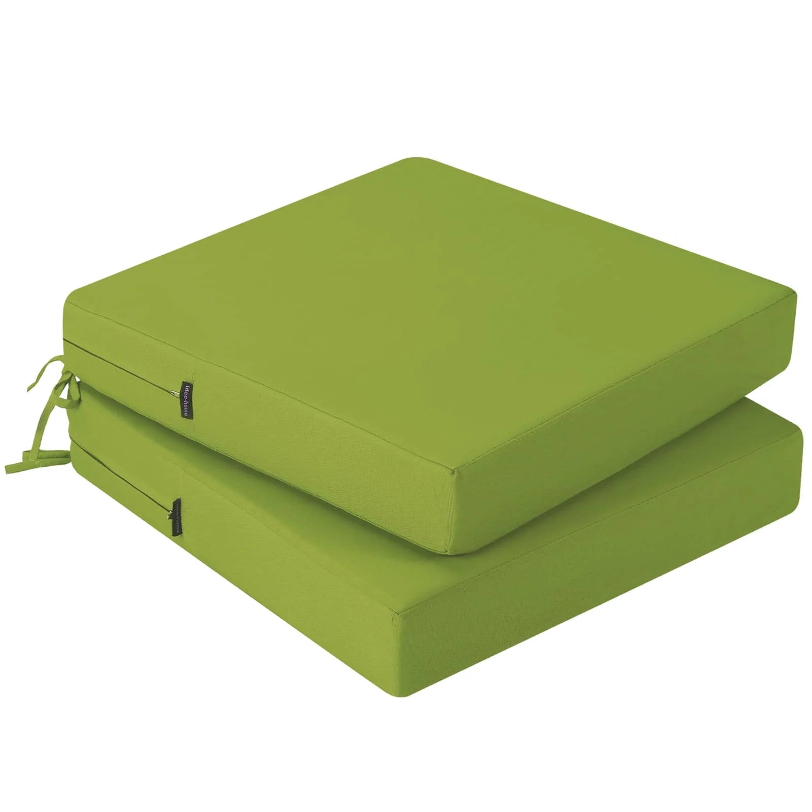 Green outdoor patio furniture replacement cushions