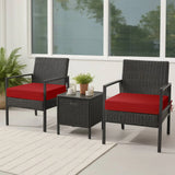 Black chair on idee-home replacement cushions for outdoor furniture