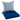 Idee- Home Outdoor Couch Cushions Rhombus Dark Cerulean Cushion, solid color cushion in same color