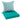 Idee- Home Outdoor Couch Cushions Rhombus Peacock Blue Cushion, solid color cushion in same color