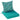 Idee- Home Outdoor Couch Cushions Floral Peacock Blue Cushion, solid color cushion in same color