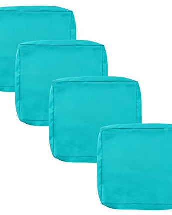 Idee-home Patio Chair Cushion Replacement Covers 4 Pack & 6Pack